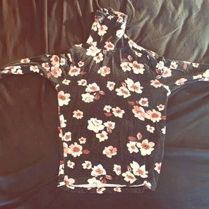 Forever 21 Floral Turtleneck